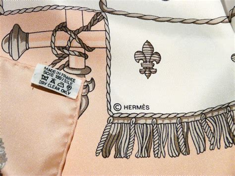 vintage hermes scarf labels|how to authenticate hermes scarf.